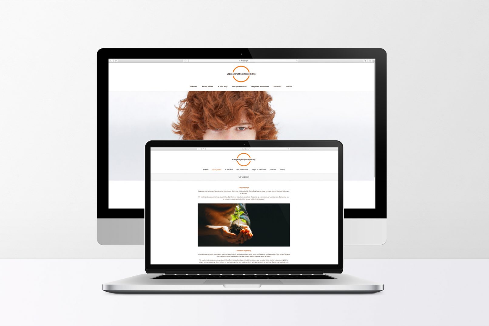 Redesign website en bedrijfspresentatie Clarijszorg