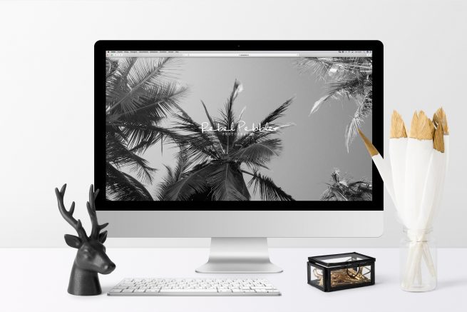 website ontwerp voor Rebelpebble photography