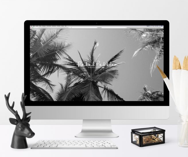 website ontwerp voor Rebelpebble photography