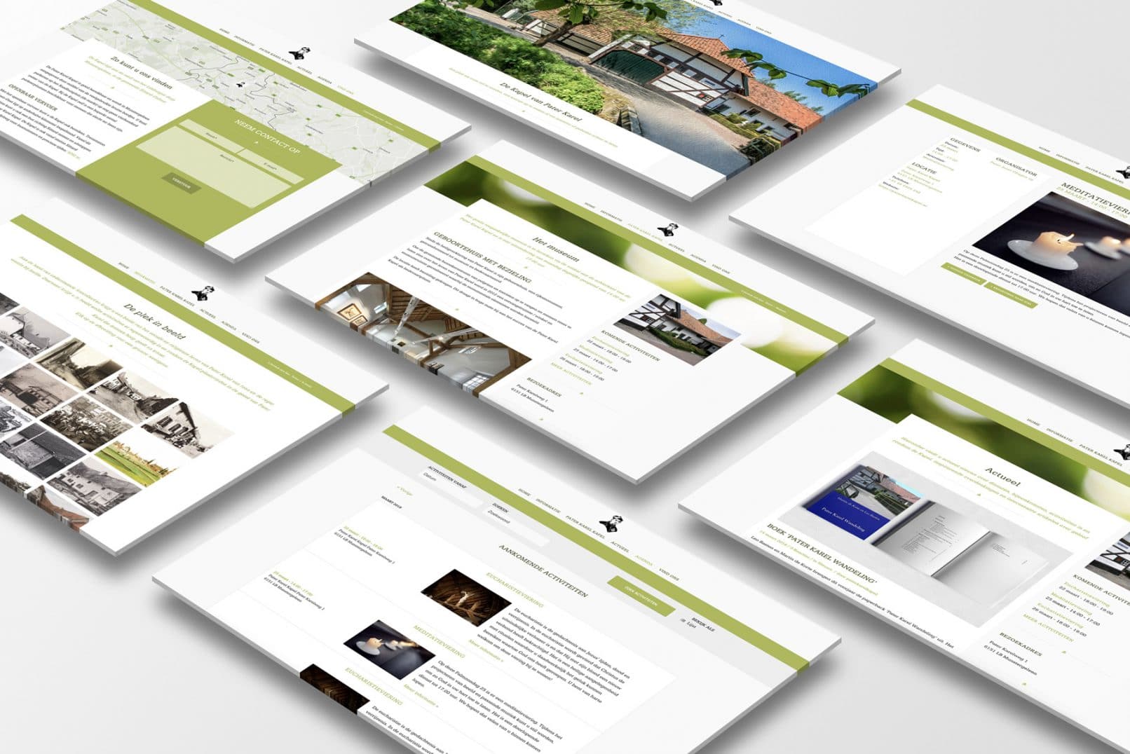 Ontwerp website Pater Karel Kapel Munstergeleen